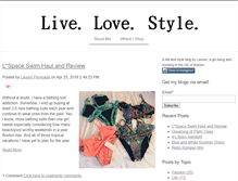 Tablet Screenshot of live-love-style.com